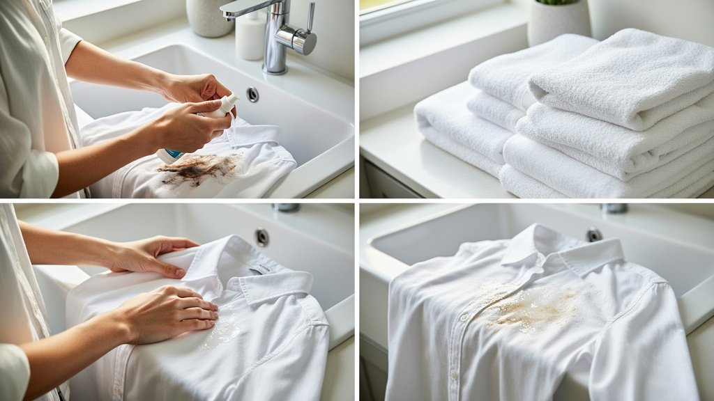 quitar manchas ropa blanca