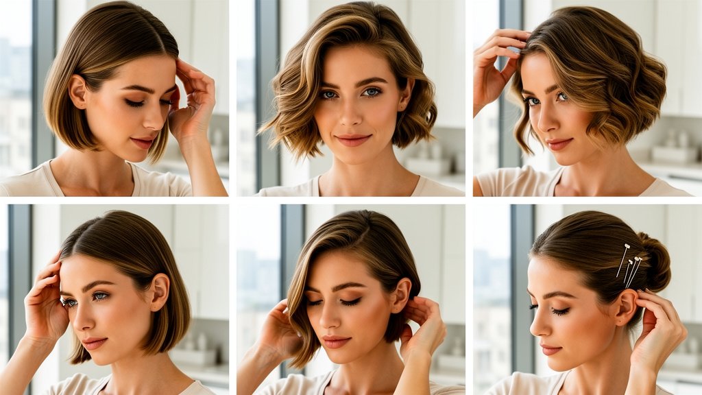 Peinados para Pelo Corto Elegantes