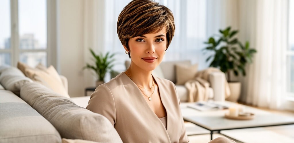 peinados elegantes cabello corto