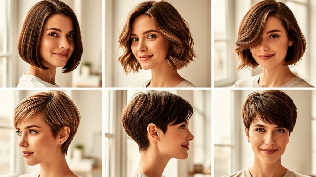 peinados elegantes cabello corto