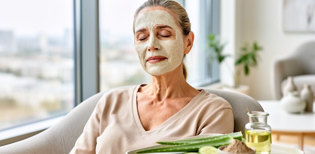 Mascarilla para rostro cansado y