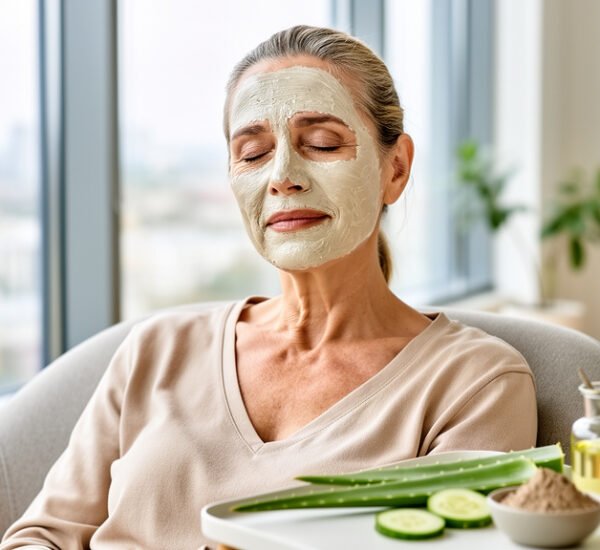 Mascarilla para rostro cansado y
