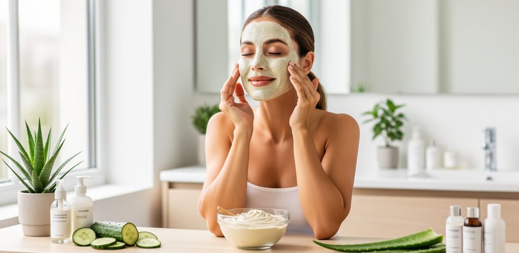 Mascarillas naturales para tensar la