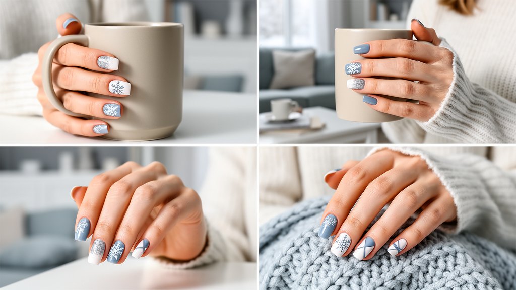 Diseños de Uñas para Invierno