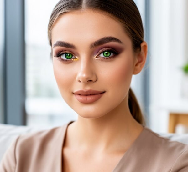 Maquillaje para Ojos Verdes con