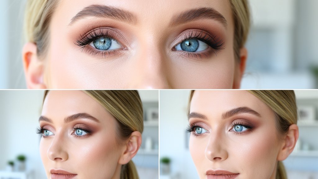 Maquillaje para Ojos Azules con